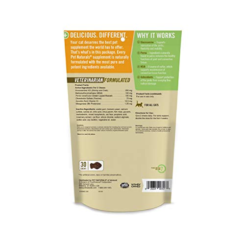 Pet Naturals - Hip + Joint for Cats, Daily Hip & Joint Support Su...