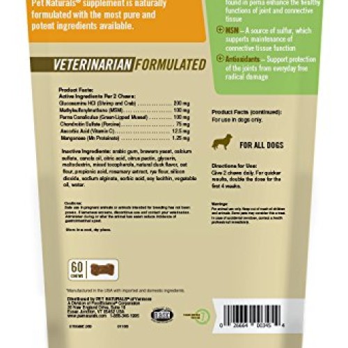 Pet Naturals - Hip + Joint for Dogs, Daily Joint Support Suppleme...