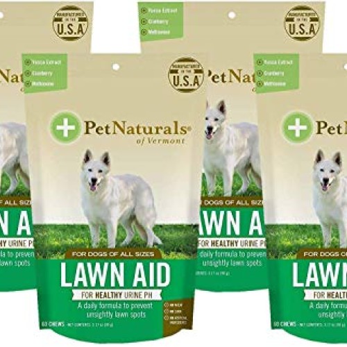 Pet Naturals Lawn Aid Dog Chews - 240 Total 4 Packs with 60 per ...