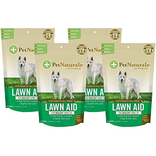 Pet Naturals Lawn Aid Dog Chews - 240 Total 4 Packs with 60 per ...