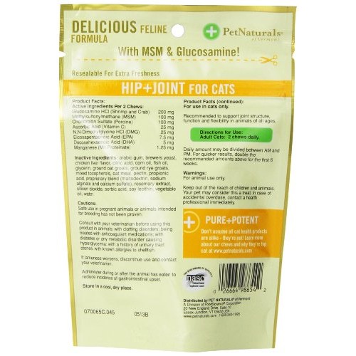 Pet Naturals of Vermont 3-Pack Hip Plus Joint Fun-Shaped Chews fo...