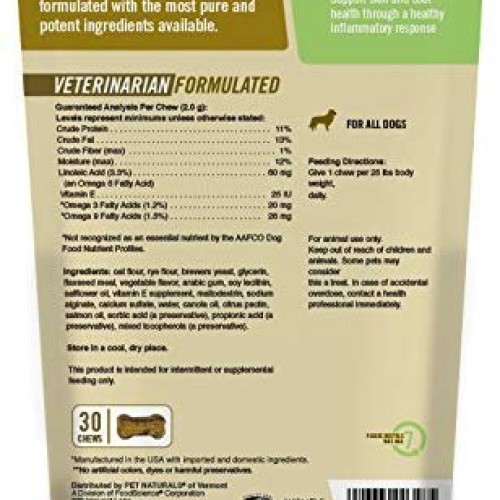 Pet Naturals of Vermont 3 Pack of Skin + Coat for Dogs, Skin and ...