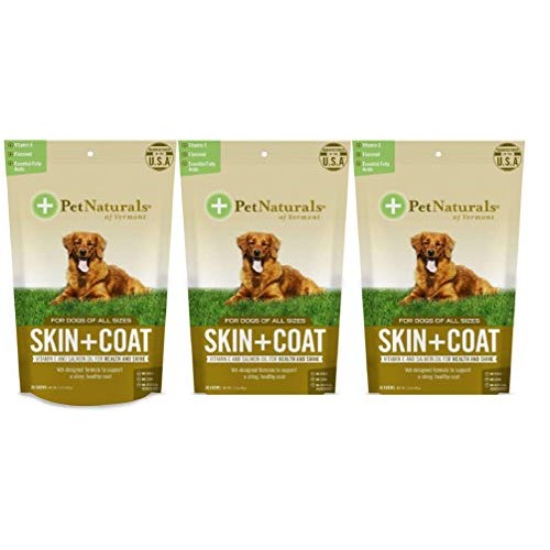 Pet Naturals of Vermont 3 Pack of Skin + Coat for Dogs, Skin and ...