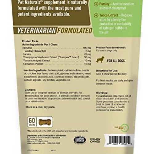 Pet Naturals of Vermont - Breath Bites, Fresh Breath Dental Healt...