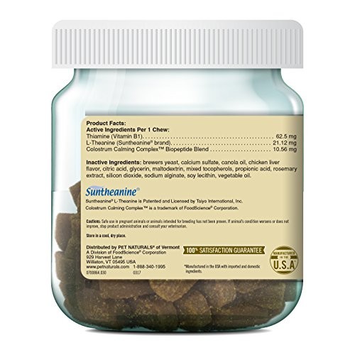 Pet Naturals of Vermont - Calming, Behavior Support for Medium & ...
