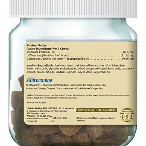 Pet Naturals of Vermont - Calming, Behavior Support for Medium & ...