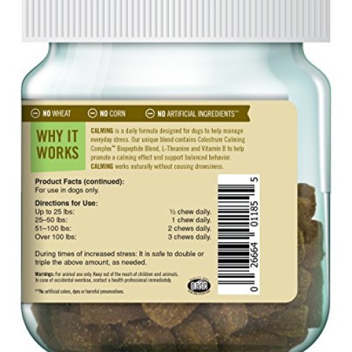 Pet Naturals of Vermont - Calming, Behavior Support for Medium & ...