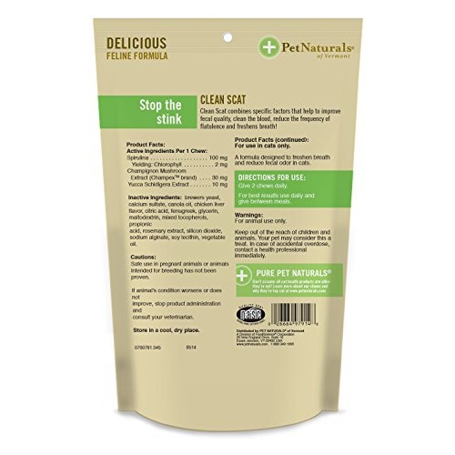 Pet Naturals of Vermont - Clean Scat, Digestive Support and Litte...