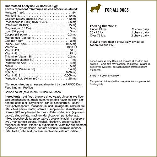 Pet Naturals of Vermont - Daily Multi for Dogs, Everyday Multivit...