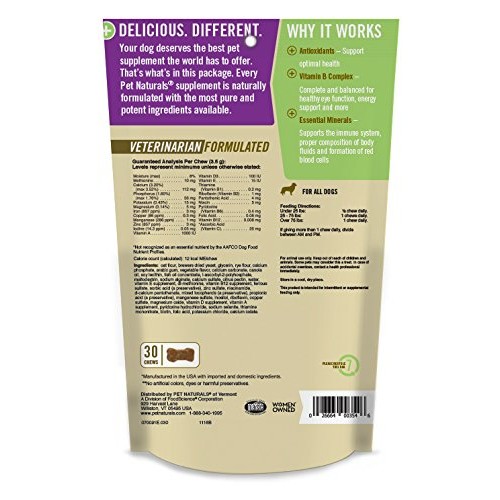 Pet Naturals of Vermont - Daily Multi for Dogs, Everyday Multivit...