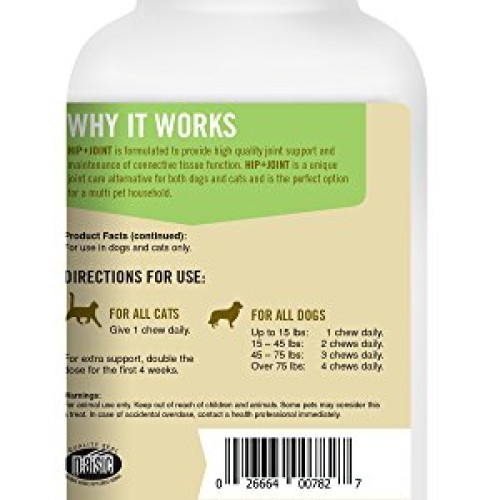 Pet Naturals of Vermont - Hip + Joint for Dogs and Cats, 160 Bite...