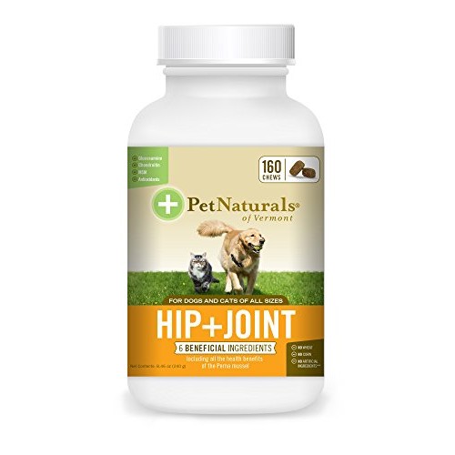 Pet Naturals of Vermont - Hip + Joint for Dogs and Cats, 160 Bite...
