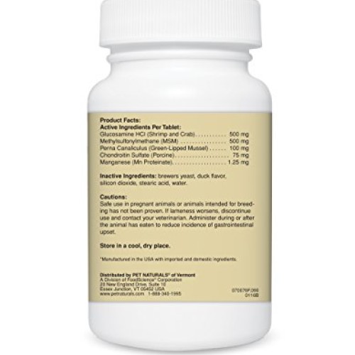 Pet Naturals of Vermont - Hip + Joint for Dogs, Daily Joint Suppo...
