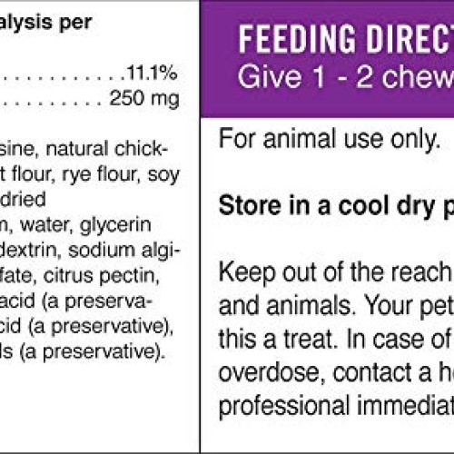 Pet Naturals of Vermont L-Lysine 60 Fun-Shaped Chews for Cats - 3...