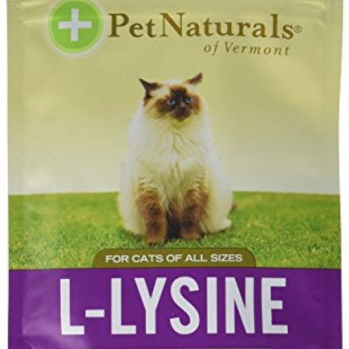 Pet Naturals of Vermont L-Lysine 60 Fun-Shaped Chews for Cats - 6...