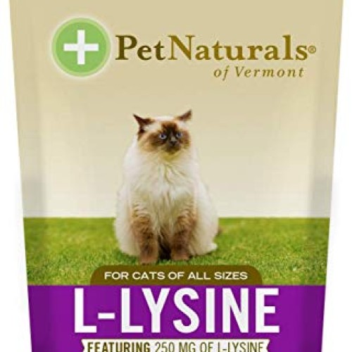 Pet Naturals of Vermont L-Lysine 60 Fun-Shaped Chews for Cats - 3...