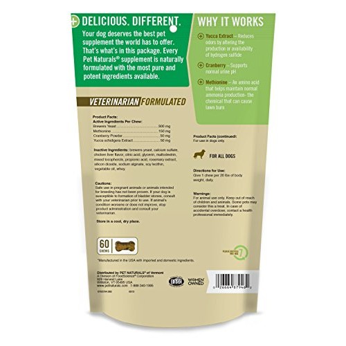 Pet Naturals of Vermont - Lawn Aid, Urine Balance Supplement for ...