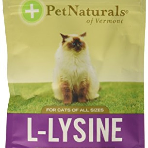 Pet Naturals of Vermont Lysine FunShaped Chews for Cats 120 count...