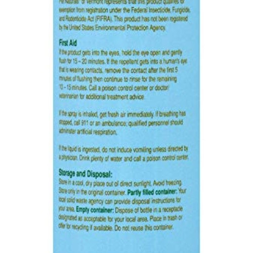 Pet Naturals Of Vermont Protect Flea+Tick Repellent Spray For Dog...