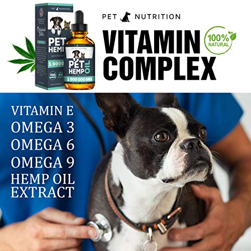 Hеmp Oil Dogs Cats - Helps Pets with Anxiety, Pain, Stress, Sleep...