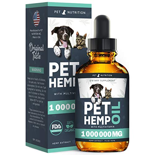 Hеmp Oil Dogs Cats - Helps Pets with Anxiety, Pain, Stress, Sleep...