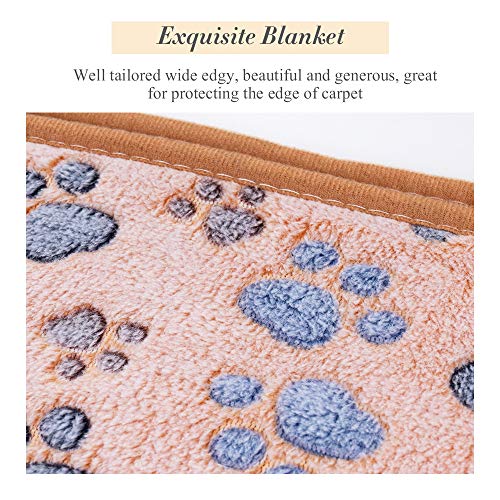 Pet Soft Dog Blankets Medium - Fluffy Cats Dogs Blankets Medium D...