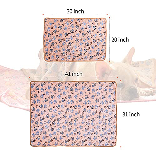 Pet Soft Dog Blankets Medium - Fluffy Cats Dogs Blankets Medium D...