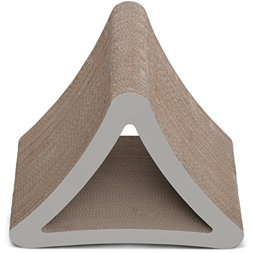 PetFusion 3-Sided Vertical Cat Scratching Post Standard Size, Wa...