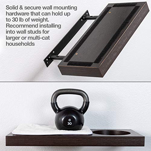 PetFusion Cat Activity Wall Shelves Available as a 3-Piece Set o...