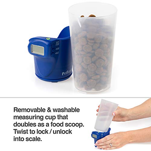 PetFusion Digital Food Scale & Scoop for Dry Dog Food & Cat Food ...