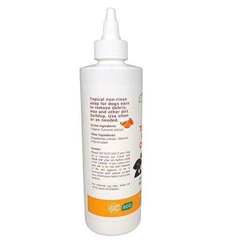 Ear Cleaner for Pet Mite and Yeast Infection Treatment for Dogs a...