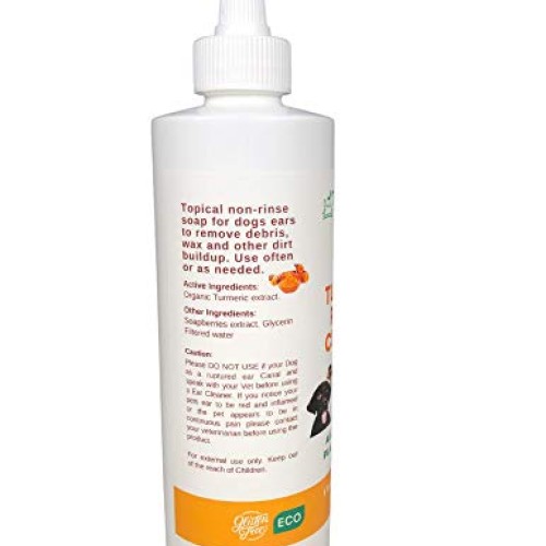 Ear Cleaner for Pet Mite and Yeast Infection Treatment for Dogs a...