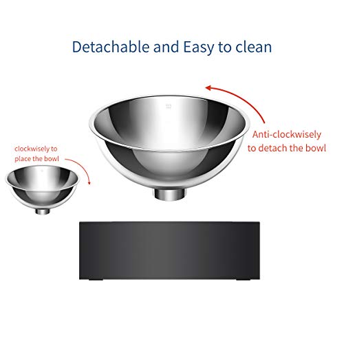 PETKIT CYBERTAIL Elevated Dog Cat Bowls Stainless Steel Bowls, 15...