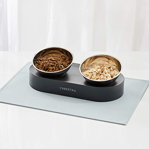 PETKIT CYBERTAIL Elevated Dog Cat Bowls Stainless Steel Bowls, 15...