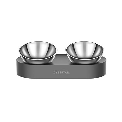 PETKIT CYBERTAIL Elevated Dog Cat Bowls Stainless Steel Bowls, 15...