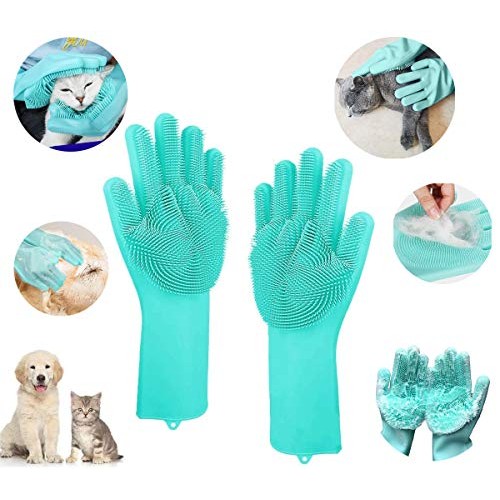 Petlex Cat Shower Net Bag Anti-Splash Nail Clippers Grooming Glov...