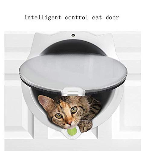 Petlex Locking Cat Flap, 4 Mode Dog Cat Door, Pet Door for Interi...
