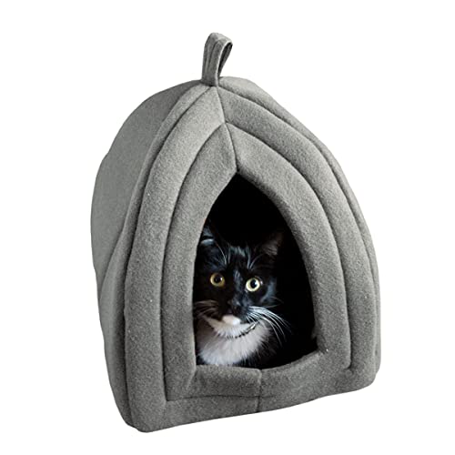 PETMAKER Igloo Pet Bed Collection - Soft Indoor Enclosed Covered ...