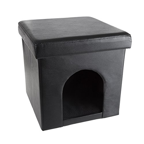 PETMAKER Pet House Ottoman - Collapsible Multipurpose Small Dog o...
