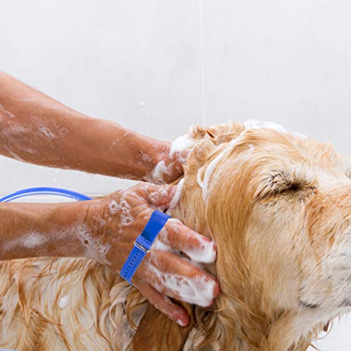 PETMAKER Pet Shower Attachment- Dog Bathing Sprayer & Bath Brush-...