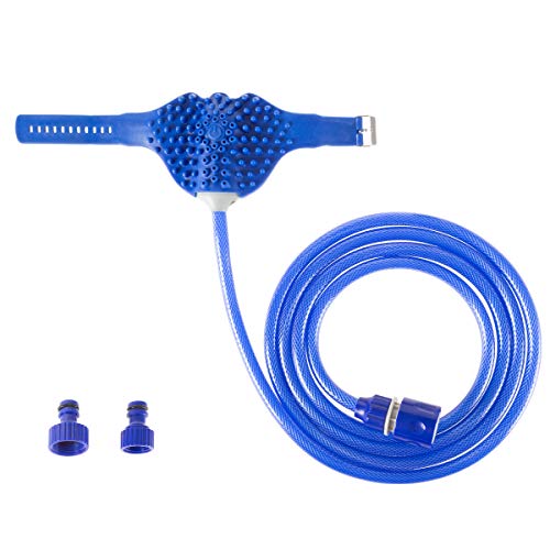 PETMAKER Pet Shower Attachment- Dog Bathing Sprayer & Bath Brush-...