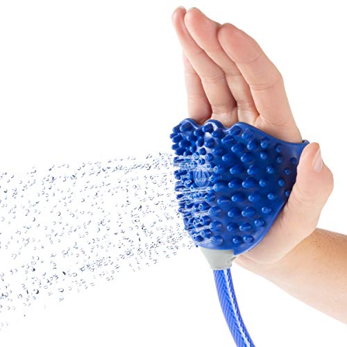 PETMAKER Pet Shower Attachment- Dog Bathing Sprayer & Bath Brush-...