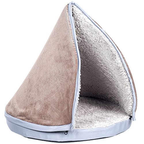 PETMAKER Sleep and Play Cat Bed with Removable Teepee Top