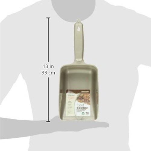 Petmate 3-Cup Food Scoop with Measuring Lines Dishwasher Safe Ass...
