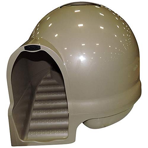 Petmate Booda Dome Clean Step Cat Litter Box 3 Colors, Titanium