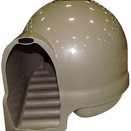 Petmate Booda Dome Clean Step Cat Litter Box 3 Colors, Titanium