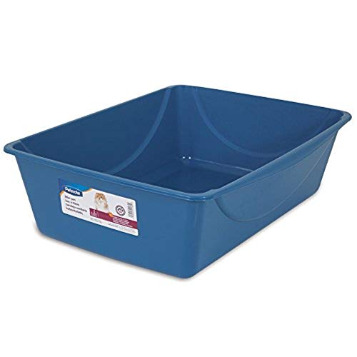 Petmate Doskocil Litter Pan, Blue Mesa/Mouse Grey, Jumbo