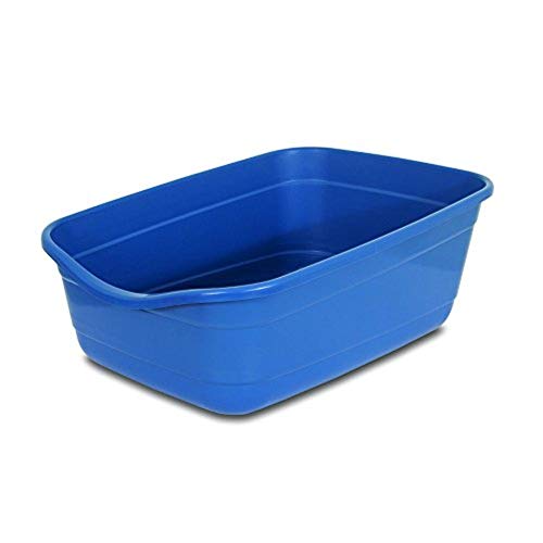 Petmate Giant Litter Pan High-Capacity Cat Litter Box Blue Mesa C...