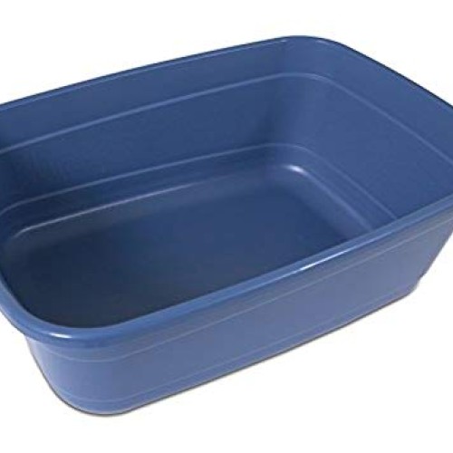 Petmate Giant Litter Pan High-Capacity Cat Litter Box Blue Mesa C...
