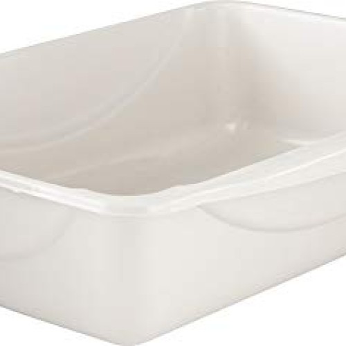 Petmate Open Cat Litter Box- Mouse Grey